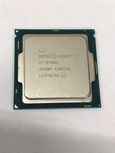 Intel Core i7-6700k。4.00GHz，動作OK，中古現状品（60s）F