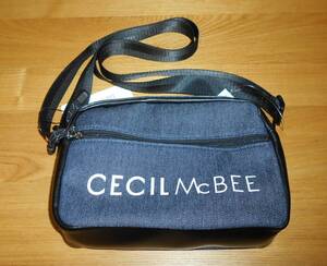 ■セシルマクビー/CECIL McBEE【ショルダーバッグ】未使用タグ付/エコバッグ/横約23㎝×高さ約16㎝×底幅約7.5㎝/定価7,238円♪