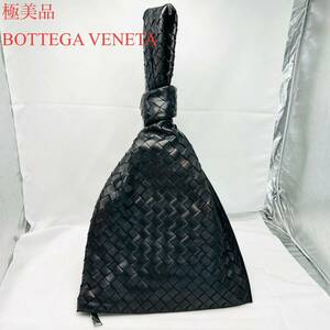 極美品　BOTTEGA VENETA　ボッテガ　イントレチャート　ツイスト　ハンドバッグ　レザー 本革 