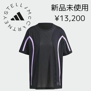 送料無料 Mサイズ 新品 adidas by Stella McCartney 半袖Tシャツ アディダスバイステラマッカートニー ステラ 未使用 タグ付き 黒 ブラック