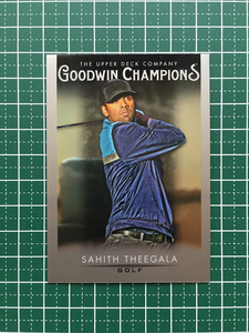 ★UPPER DECK 2021 GOODWIN CHAMPIONS #33 SAHITH THEEGALA［GOLF］ベースカード「BASE PLATINUM」★