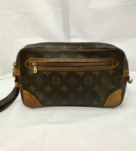 ルイヴィトン モノグラム クラッチバッグ マルリードラゴンヌ LOUIS VUITTON ブラウン セカンドバッグ MT-136