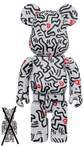 BE@RBRICK KEITH HARING #8 400％　のみ