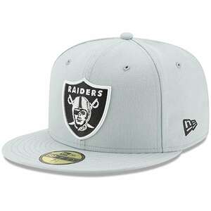 【7.1/8】 NEWERA ニューエラ LasVegas ラスベガス RAIDERS レイダース Grey グレー 59Fifty キャップ 帽子 NFL アメフト USA正規品