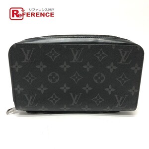 LOUIS VUITTON ルイヴィトン M61698 ジッピーXL ハンドバッグ トラベルケース モノグラムエクリプス 長財布 ブラック メンズ【中古】