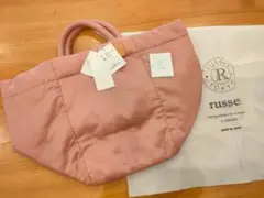 russetピンクトートバッグ 大きめバッグ　軽量　マザーバッグ