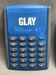 ●グッズ● 起動確認済　GLAY　グレイ　電卓　