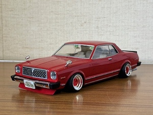 1/24　MX41チェイサー　完成品　ブタ目　旧車　族車　街道レーサー　グラチャン　シャコタン　改造車　CHASER　丸目　マークⅡ　ヤング