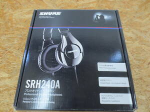 336-A⑤740 SHURE ヘッドホン 密閉型 SRH240A