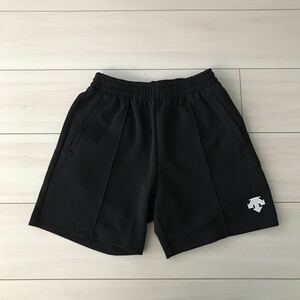 DESCENTE◆デサントジャージ素材◆ショートパンツブラック150cm◆ハーフパンツ バレーボールドッジボールスポーツクラブチームユニフォーム