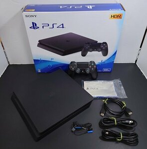 ■【中古】SONY◆PS4 500GB 本体◆PlayStation 4 ジェットブラック CUH-2200A B01◆ -22-