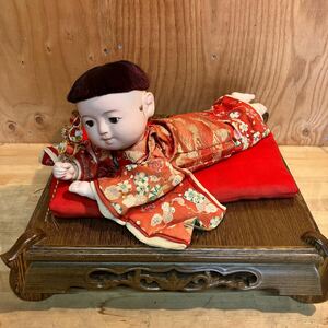 日本人形 伝統工芸 着物 女の子 はいはい人形　サイズ長さ41cm ヴィンテージ　
