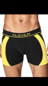 ☆CLEVER☆クレバー☆ Polux Boxer 2197 アンダーウェア☆ボクサーパンツ☆イエロー/ブラック☆L☆2