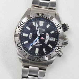 1円 可動品 腕時計 シチズン CITIZEN エコドライブ プロマスター PMD-56-3083 H112-T016651 電波ソーラー メンズ 同梱不可