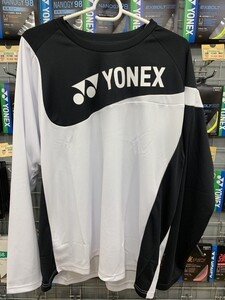 【16729Y（011）XO 】YONEX ユニロングスリーブ Tシャツ ホワイト XOサイズ 新品 未使用 タグ付 バドミントン　2024モデル 展示会限定