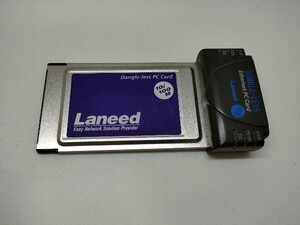 LAN PCカード Laneed Dangle-less PC Card LD-COL/TX 有線 LANカード