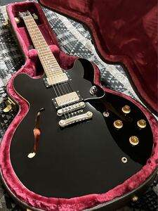 フェルナンデス セミアコ バーニー FERNANDES BURNY RSA-60 BLK 335タイプ ハードケース付 美品