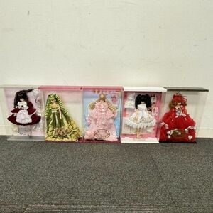 A405-O43-367 TAKARA タカラ リカちゃん人形 5点セット ドレス ワンピース 約27cm フレンドドール マリーン ジェニーフレンド 箱付き