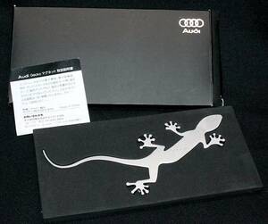 【非売品!】Ж Audi アウディ オリジナル Gecko ゲッコー ヤモリ マグネット 新車購入時プレゼント 超逸品! Ж 