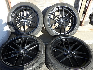 ★☆希少/鍛造☆T&T FORGED 97-9 24×12J +35&305/35R24 タイヤセット☆PCD139.7☆マッドブラック☆バーフェン/ランクル 300/LX600☆★