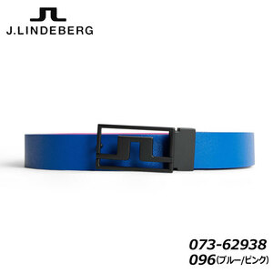 J.リンドバーグ 073-62938 メンズ ベルト ブルー/ピンク(096) 90cm ゴルフ MENS BELT J.LINDEBERG 即納