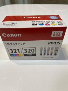 Canon キャノン 純正インク 5色マルチパック BCI-321+320 未開封品 期限切れ インクタンク5個