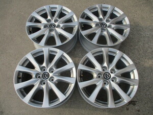 マツダ純正☆17×7.5J＋50 114.3-5H☆4本セット☆CX-3・CX-5・アテンザ・アクセラなどに☆fｎ