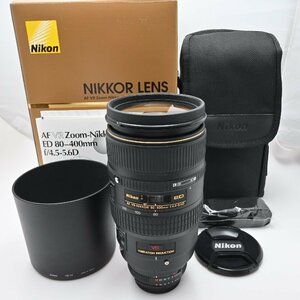 美品 ニコン Nikon Ai AF VR NIKKOR ED 80-400mm F4.5-5.6D