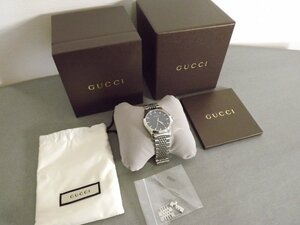 GUCCI　(グッチ)　スイス製　腕時計　ステンレス　日付あり