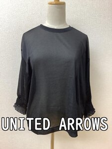 ユナイテッドアローズ (UNITED ARROWS) 黒 シースルートップス