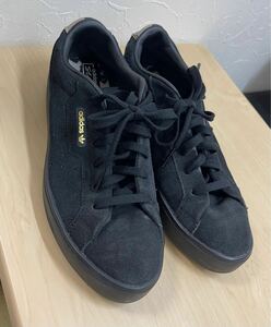 adidas アディダス スニーカーブラック 【中古美品】