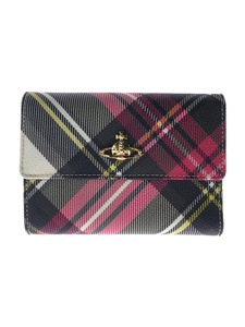 Vivienne Westwood◆DERBY ENVELOPE BILLFOLD/財布/-/GRY/チェック/レディース