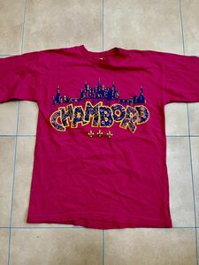 ●CHAMBORD ヨーロッパ　パリビンテージＴシャツ ●コットン100% サイズ　1 モンゴメリー　Bloody Osiris Daniel E Green パリダンク