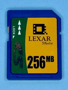 LEXAR レキサー SDカード 256MB 1枚 フォーマット済み 動作確認済みジャンク品