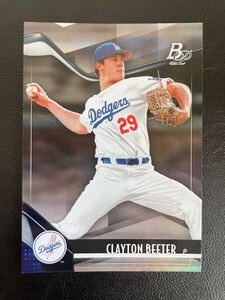 Topps MLB 2021 Bowman platinum プロスペクト #TOP-13 Clayton Beeter クレイトン・ビーテル Dodgers ドジャース Yankees ヤンキース