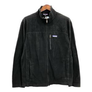 patagonia パタゴニア フリースジャケット アウトドア ブラック (メンズ L) 中古 古着 R0858