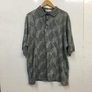 USED XL 古着 ポロシャツ 半袖 コットン Polo Shirt 灰 / グレー / 10058393