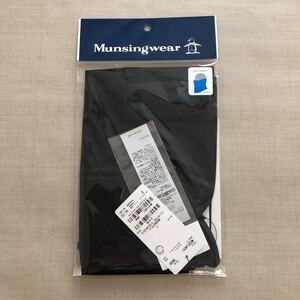 新品・未使用　Munsingwear フェイスカバー ◆フリーサイズ◆ ブラック マンシングウェア　MEBTJK51