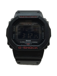 CASIO◆ソーラー腕時計・G-SHOCK/デジタル/BLK