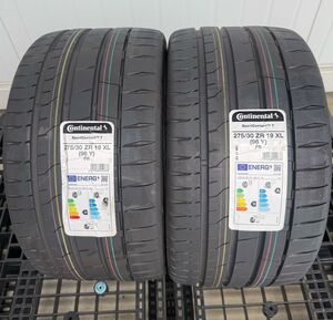 2022年製 コンチネンタル スポーツコンタクト7 275/30R19 275/30ZR19(96Y)XL SportContact 7 2本セット 送料込 59,500円