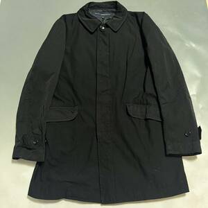 AD2017 COMME Des GARCONS HOMME ギャルソン オム 製品洗い加工 ステンカラーコート 黒 L