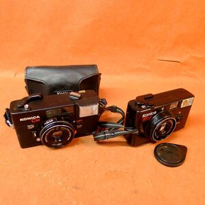 h★081 KONICA フィルムカメラまとめて2点①C35 EF②EFJ/60