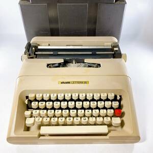 【ジャンク】Olivetti オリベッティ 英文タイプライター LETTERA 35