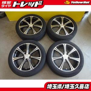 CX-3 中古 サマータイヤ ダンロップ エナセーブ EC300+ 215/50R18 92V 中古ホイール 7.0J +55 5H 114.3 中古4本セット 埼玉