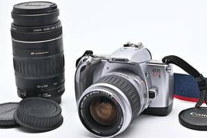 1C-288 Canon キヤノン EOS Kiss 5 EF 28-90mm II USM + 90-300mm USM 一眼レフフィルムカメラ オートフォーカス