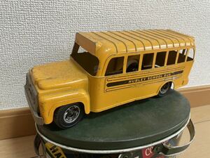 70s～USA製☆ビンテージ☆ミニカー☆スクールバス☆HUBLEY SCHOOL BUS☆程よい中型サイズ☆アメカジ☆アメトイ☆アンティーク☆ガレージ