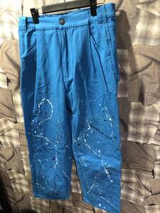 9090 ナインティナインティ ORIGINAL PAINTER PANTS ペインターパンツ NN1153 サイズL ブルー　FK