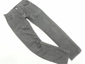 EMPORIO ARMANI エンポリオアルマーニ JOHNNY Slim Fit ボタンフライ デニムパンツ size29/グレー ■■ ☆ eda2 メンズ