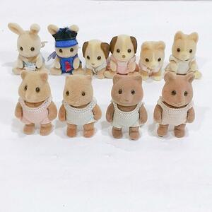 1円スタート 1スタ 初期 シルバニアファミリー 赤ちゃん 10体 希少 廃盤 レア 当時物 昭和レトロ sylvanian families まとめて取引不可