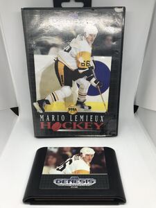 【MARIO LEMIEUX NHL HOCKEY】 北米版セガ ジェネシス用ソフト